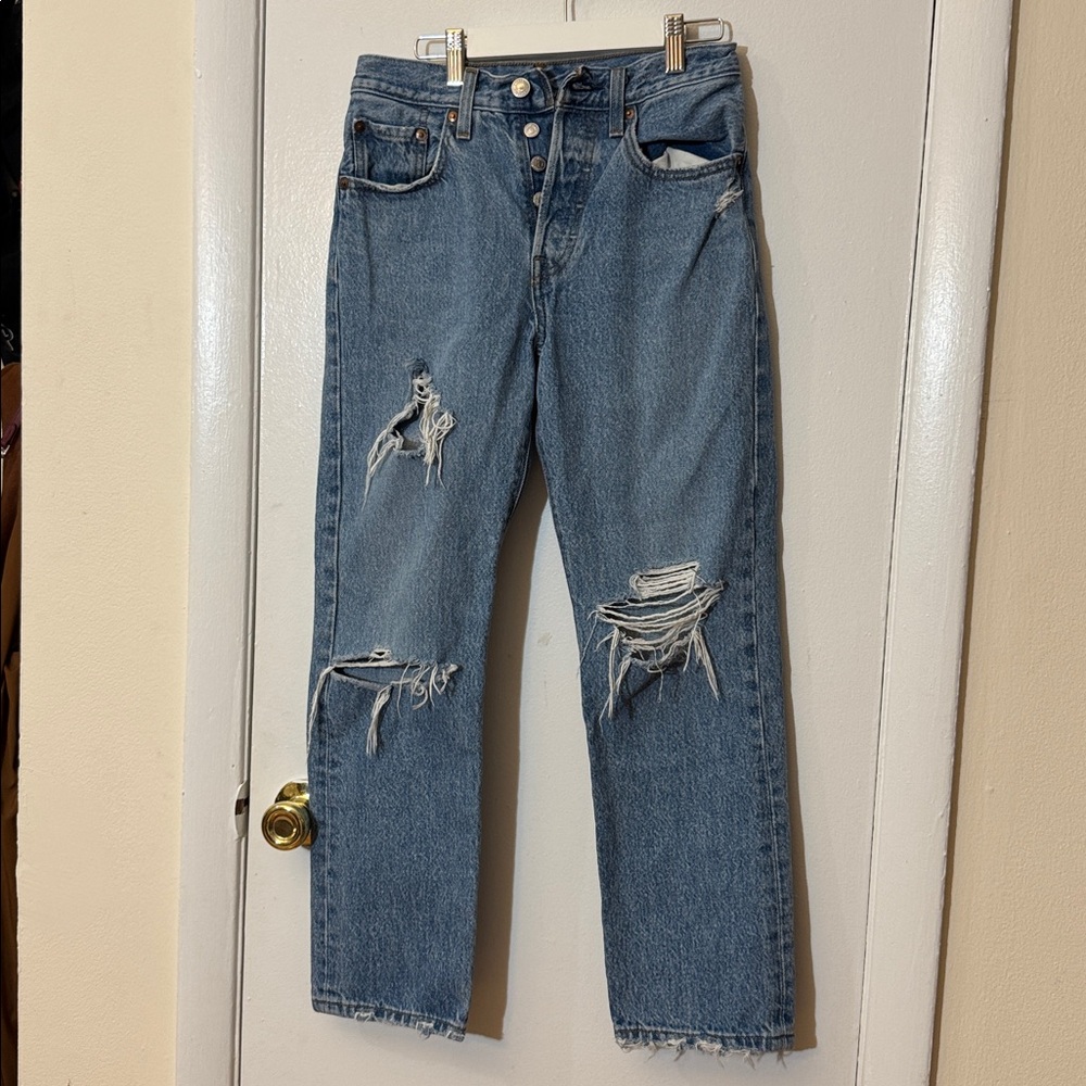 Levi's 501 blue jeans